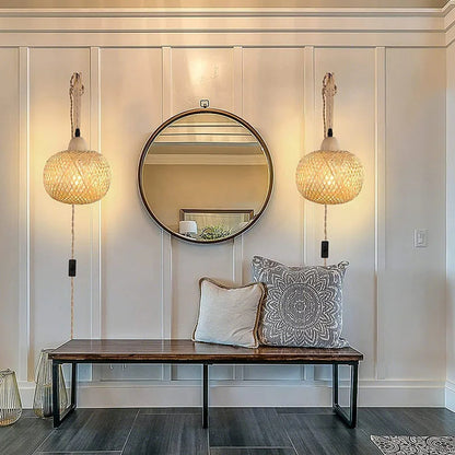 BambooGlow - מנורת הקיר